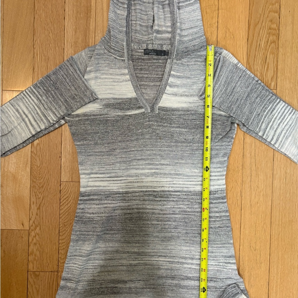 prAna Gemma Space Dye Hooded Sweater - Lightweight Ombré Pullover - Size S - Picture 7 of 8